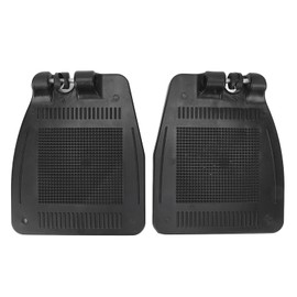 Pair Wheelchair Footplate 19x16cm Footrest Thickened ABS Plastic Nonslip Texture Wheelchair Mobility Scooter Parts