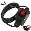RVBOATPAT Inline Cord Switch 12V 20A DC Waterproof Inline Switch