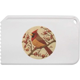 Azeeda 'Red Cardinal on Branch' Plastic Ice Scraper (IC00040713)