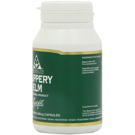 Bio-health Bio-Health Slippery Elm 300mg Pure Powdered Bark Food Supplement for General Health, Soothes Digestive Issues, Coughs and Sore Throats, Additive Free 120 Capsules