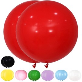 DIWULI XXL Red Balloons - Pack of 2 Giant Balloons