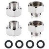4 PCS Water Line Adapter, Pipe Fittings in 1/2" Female