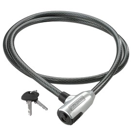 Schlage 60 in. H x 5/8 in. W x 6 ft. L Steel Key Cable Lock 1 pk