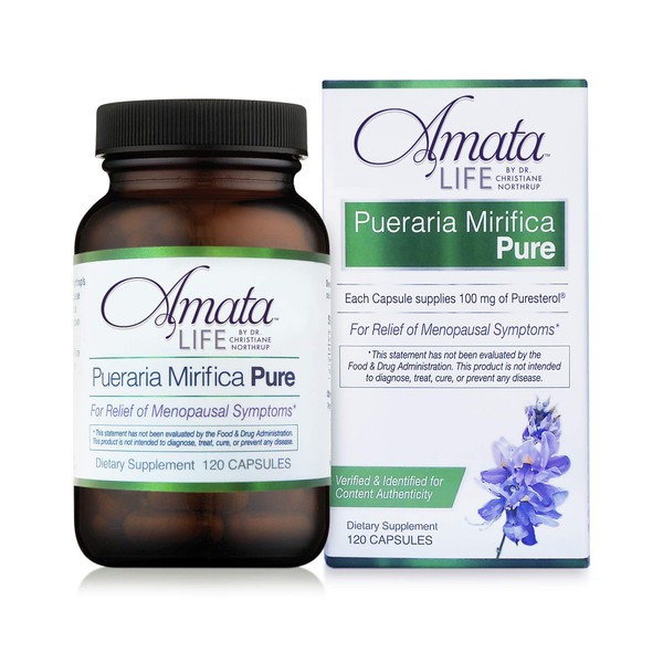 Amata Life by Dr. Christiane Northrup Pueraria Mirifica Pure for Menopause Symptoms
