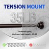 Mcrbeay Shower Curtain Rod, 1" Diameter Heavy Duty Tension Shower