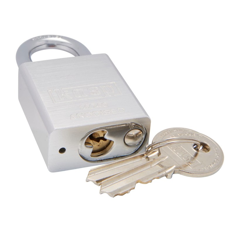 Kasp K14040SILD 40 mm Aluminium Pad Lock - Silver