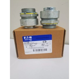 CROUSE HINDS EATON CROUSE-HINDS LT150 Liquidtight 1-1/2" Straight Malleable Throat[2 per Box]