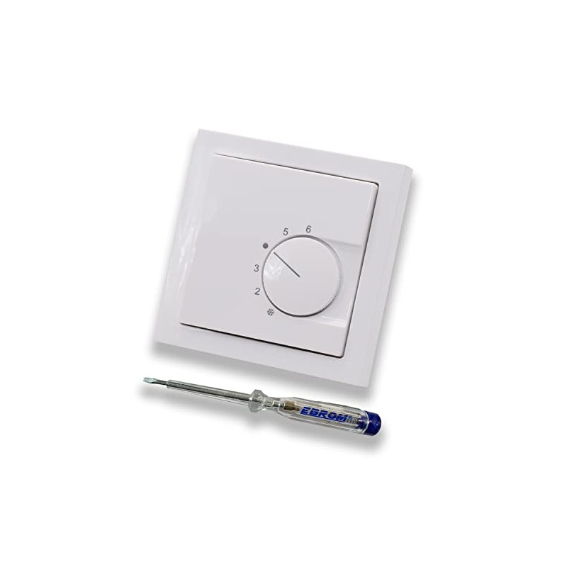 Halmburger UP Room Thermostat Room Temperature Controller RTR-6210sg in Busch