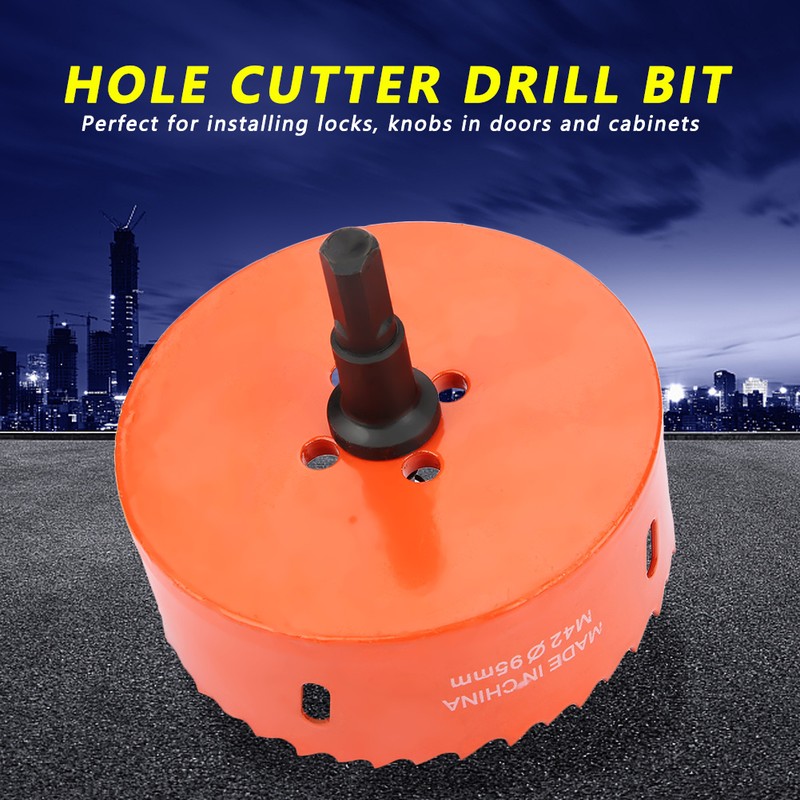 95mm M42 High Speed Steel Bi metal Holesaw Cutter Hole
