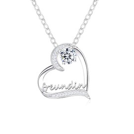 GUOYU Gift for Girlfriend, Girlfriend Necklace, Friendship Gift, Birthday, Girlfriend Gift, Anniversary, Christmas Gift for Girlfriend, Stainless Steel, Zircon