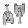 TSUCIA 2pcs Motorcycle Handlebar Riser Clamp 22mm Universal Fit Harley