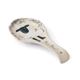 Cooksmart British Designed Spoon Rest | Spoon Rests for All Type of Spoons | Kitchen Spoon Rest for All Types of Kitchens - Highland Sheep