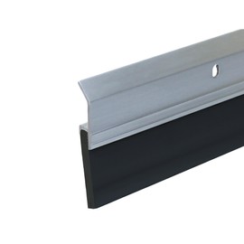 Randall Manufacturing V-63-GB - All-Season Door Sweep, Heavy Duty Aluminum, Ideal for Residential & Commercial Use, Easy Installation with Heavy Rubber Seal, Ensure Comfort and Security (48 Inches)