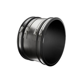 Fernco 1006-88RC 8" Shielded Below Ground Sewer Pipe Coupling for Concrete to Cast Iron, Plastic or Steel Plumbing Waste Connections