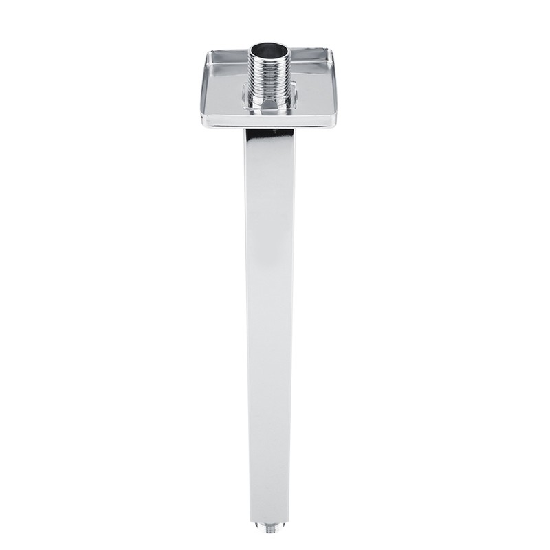 Square Stainless Steel Top Shower Arm Pipe Wall Mount for