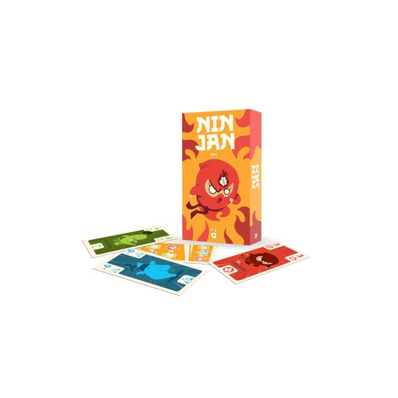 Helvetiq | Ninjan | Card Game | Ages 7+ |
