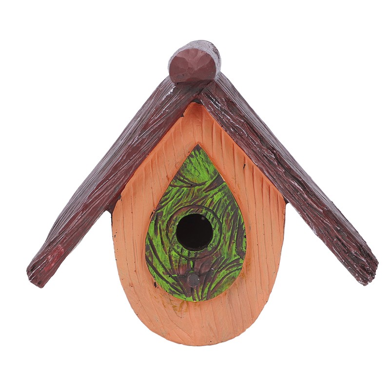 Bird House Garden Tree Decoration Hummingbird Synthetic Resin House Craft