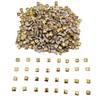 500PCS / 1.1LB Square Ceramic Mosaic Tiles, 0.4 x 0.4