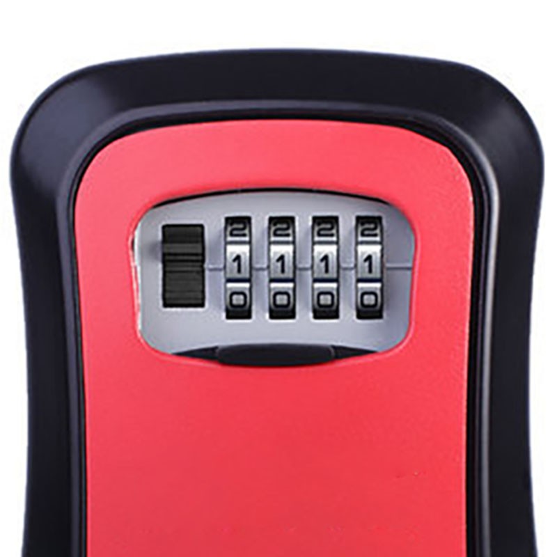 Key Box Wall Mounted 4 Digit Aluminium Alloy Simple Safe