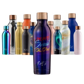 Root7 Bottle | Stainless Steel Water Bottle | 80's Workout 500 ml | Double Walled & Copper Insulated | Reusable Thermal Flask | BPA Free, Leak - Proof Bottle | Cold for 30 Hours & Hot for 20 Hours