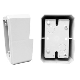 iMBAPrice FS8141-1 (1-Gang) Non-Metallic Weatherproof FS Outlet Device Box for 1/2 in Lap Siding, White