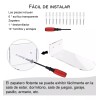 Estantes De Zapatos Flotantes De Acrílico, Estante De Pared