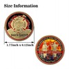 BHealthLife Firefighters Challenge Coin Call On Me Brother Fireman Rescue