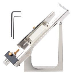 Diydeg Plantilla para emplumar de aleación de Aluminio, Herramienta de Varilla de Pluma antioxidante Ajustable para Todo Tipo de Varillas para Pegar Plumas