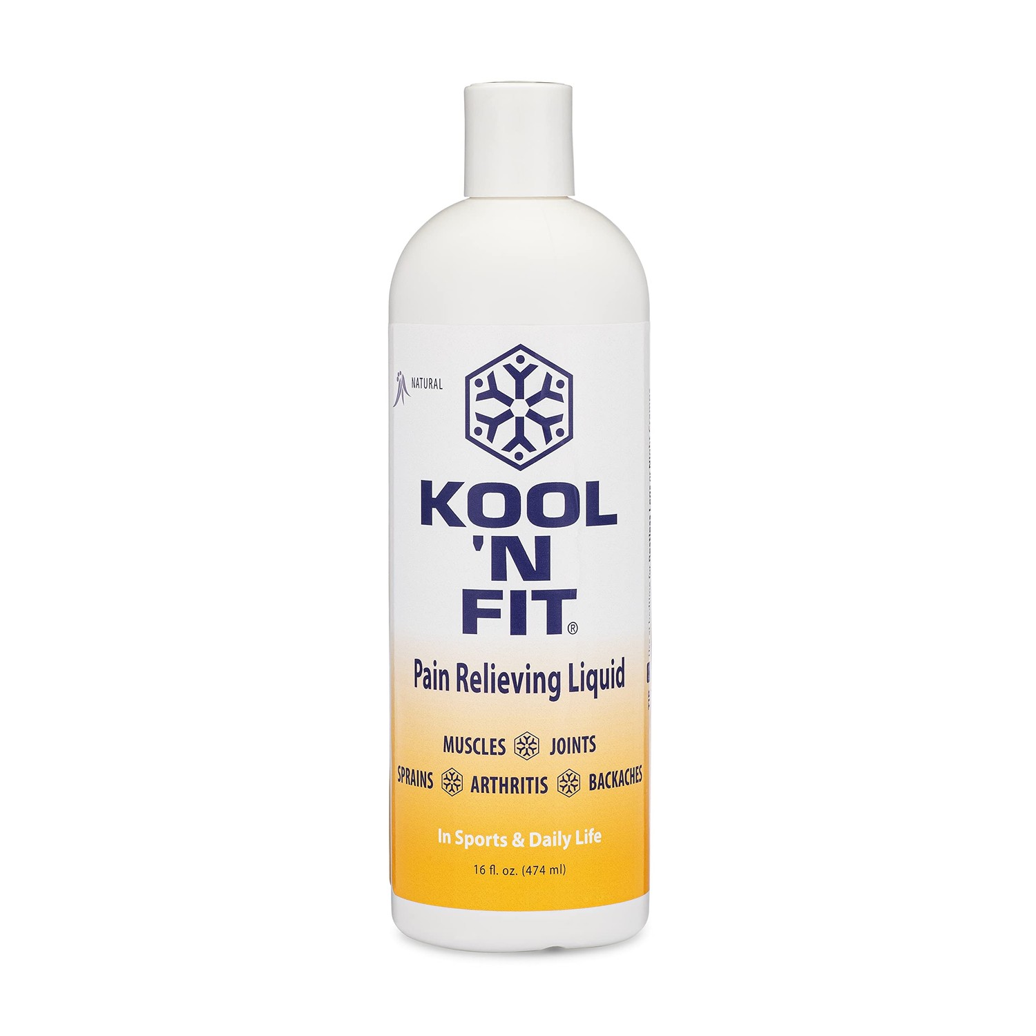 Kool N Fit Pain Relief Product (16oz) - Foot, Lower Back Pain Relief ...