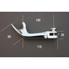 Dolphin Stand, Outside, 3.9 inches (100 mm), Aluminum Alloy, Side