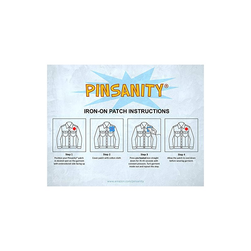 Pinsanity Pizza Lover's Slice Iron-On Embroidered Patch