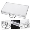 SUPVOX Aluminum Alloy Tool Box Portable Hard Shell Briefcase with
