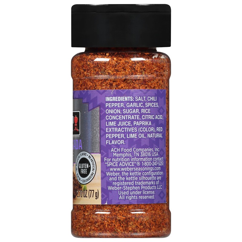 Weber Carne Asada Seasoning, 2.70 Ounce Shaker