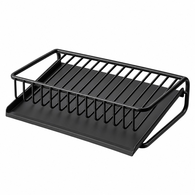 Bathroom Soap Holder Draining Rack, Self-Draining Soap Dish with Anti-Slip