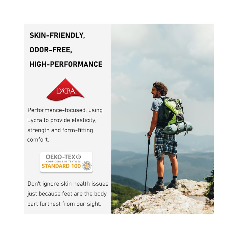 SITOISBE Cushioned Compression Unisex Mid-crew Socks 4-Pack, Medium, Royal Blue