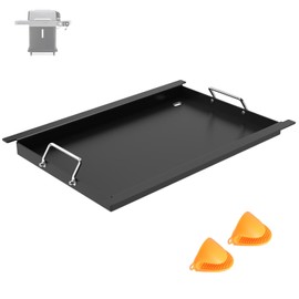 BBQration Griddle Insert for Ninja FlexFlame PG300 Series, Full Size Carbon Steel Griddle Insert Grill Parts for Ninja Flex Flame Replacement Parts for XSKFULGRIDLE