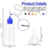 Gebildet Pack of 12 30 ml Needle Tips Glue Bottles,