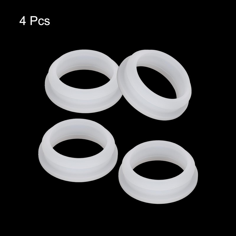 sourcing map 4Pcs Snap Rubber Grommet Hole Plug Mount Dia