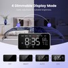 Dekala LED Digital Alarm Clock with Double Alarms, Temperature &