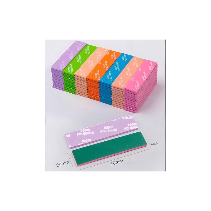IRISFLY 30Pcs Sanding Sponge for Model,Waterproof Wet Dry Hobby Model