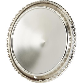 Speedway Motors 1957 Plymouth Cone Style Hubcaps, 15 Inch Chrome Plated Steel, Snap-On for Easy Installation to Most Steel Wheels, Sold as a Set of 4 Hubcaps