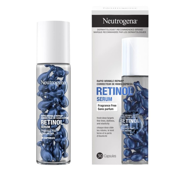 Neutrogena Neutrogena Rapid Wrinkle Repair Retinol Serum Capsules, for Wrinkles,