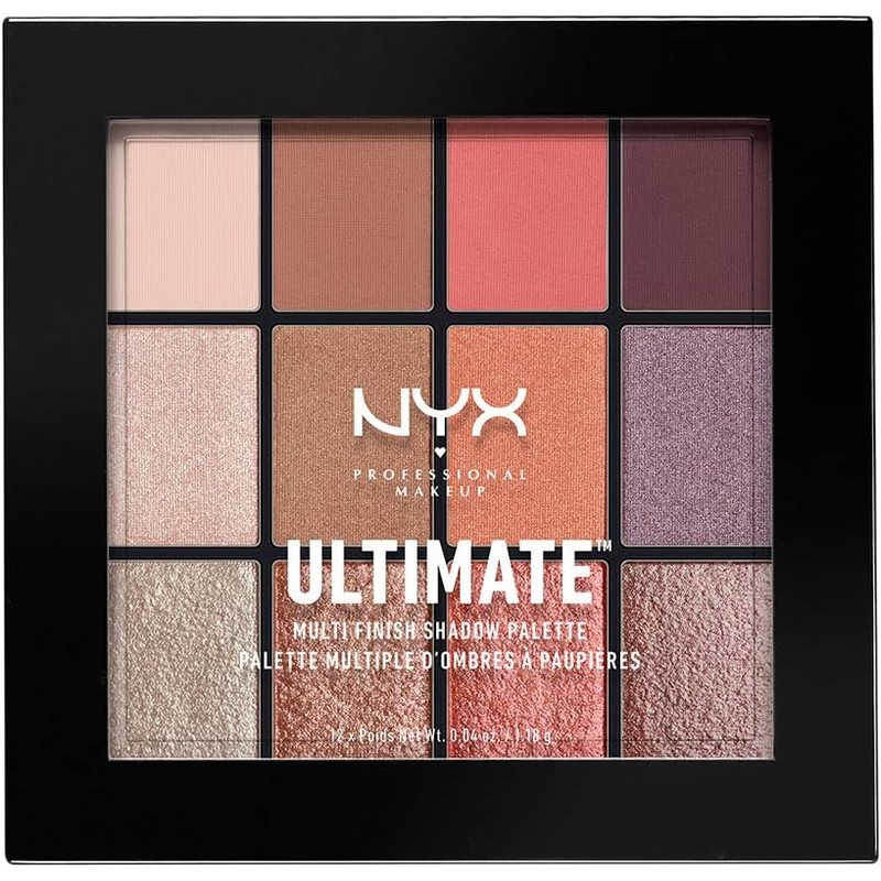 NYX Professional Makeup, Ultimate Edit, Paleta sombras, Bright´s