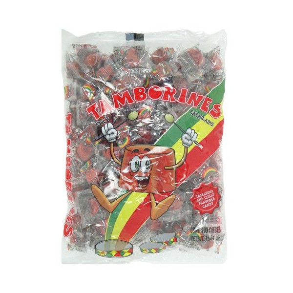 Tamborines Enchilados - Mexicn Hot Candy 100 Pieces 15.85 oz
