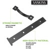 SANKINS Magnetic Decorative Garage Door Hinges Hardware Kit Attractive Curb