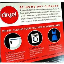 Dryel In-Dryer Cleaning Starter Kit, Breezy Clean Scent, 1 Kit