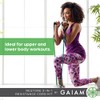Gaiam 3-in-1 Resistance Band Kit with Comfort-Grip Handles and Interchangeable