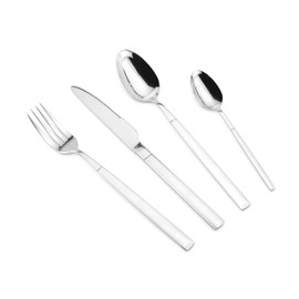 Jean-Patrique Stainless Steel Athena Cutlery Set | Flatware Set | Silverware Tableware Dinnerware with Knife Spoon Fork - 24 Piece