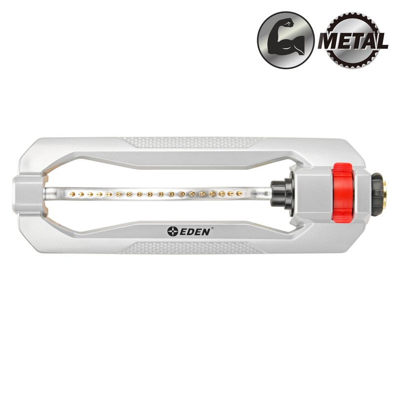 Eden 96218 Heavy Duty Turbo Oscillating Sprinkler, Covers Up to