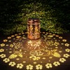 Solar Lanterns Outdoor Waterproof - Elegant Hummingbird Hanging Lights for